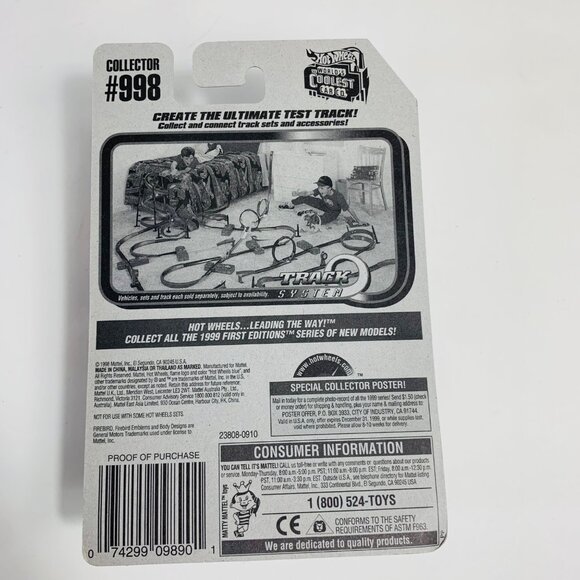 Hot Wheels Lot of 6 Die Cast Cars Mattel VTG Funny Tooned Factory Fresh Legends - Picture 11 of 15